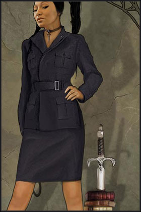 THE QUEEN OF SWORDS