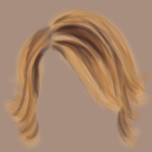 Painting Basic Hair — hair4