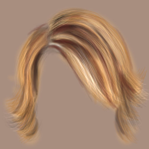 Painting Basic Hair — hair5