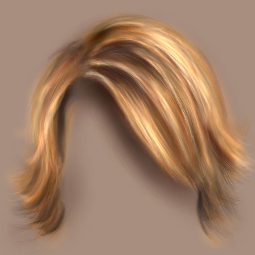 Painting Basic Hair — hair6