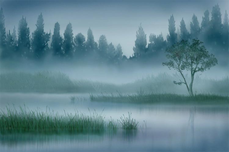 Hazy Landscape — hazy10